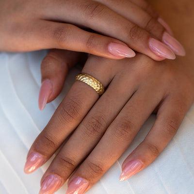 14K/18K Gold Braided Ring