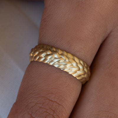 14K/18K Gold Braided Ring