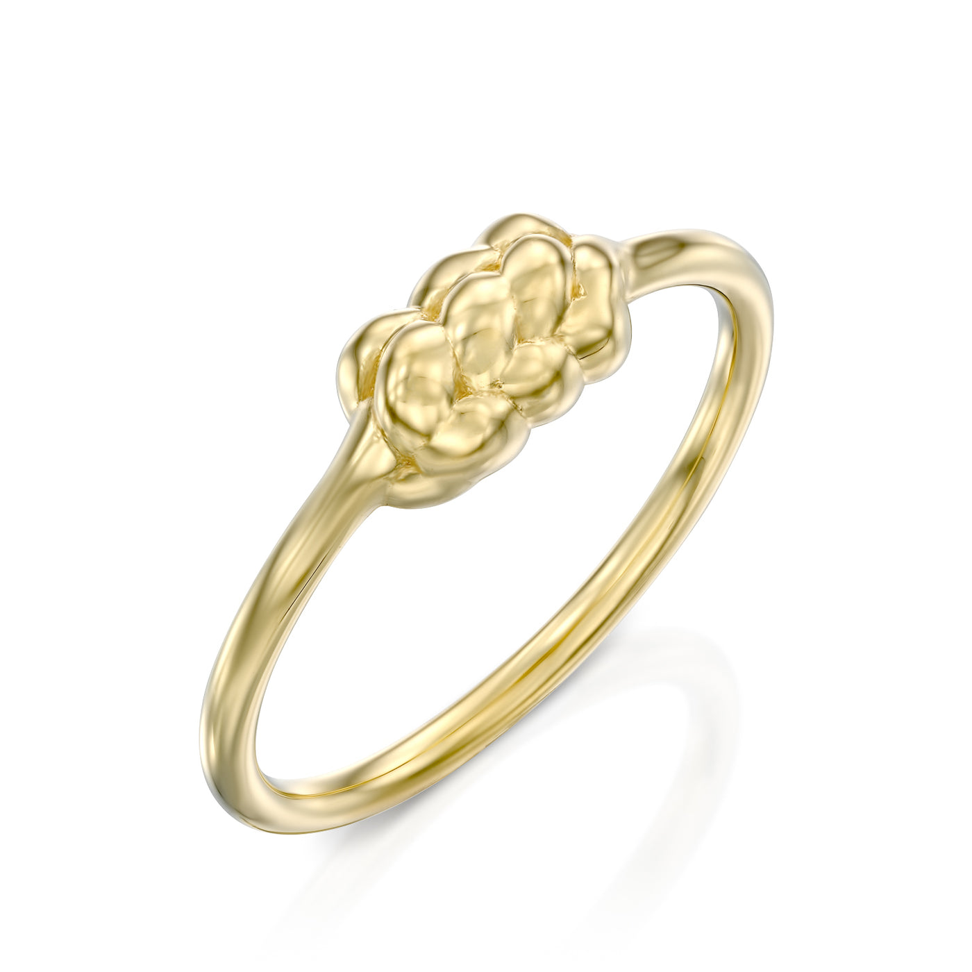 14K/18K Gold Challah Ring