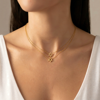 Classic Star of David Necklace