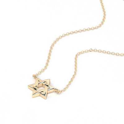 Jewish Star Necklace