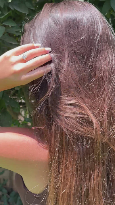 Twisted Moissanite Engagement Ring