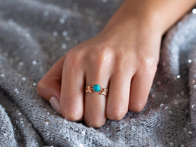 Florence | Turquoise and Diamond Ring