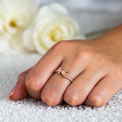 One True Love | Diamond Rose Ring