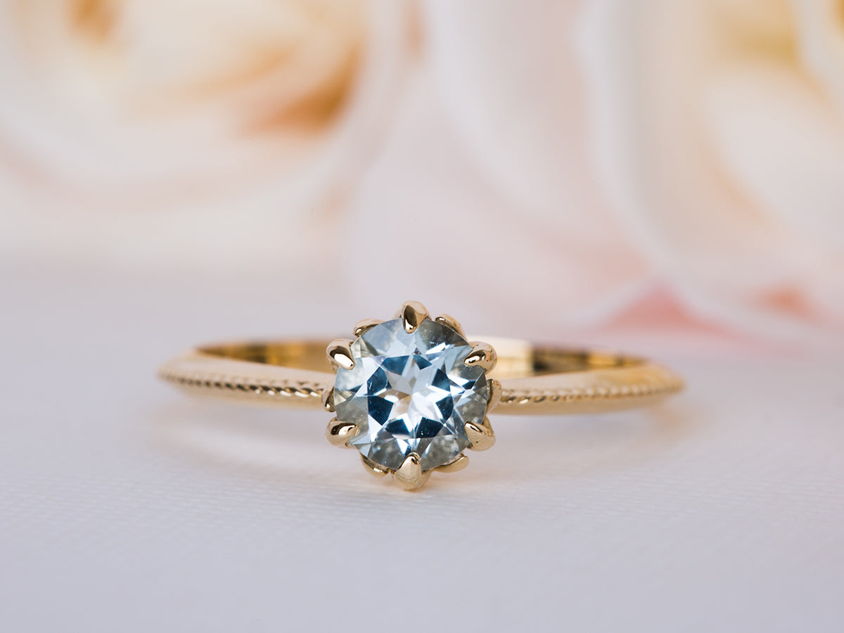 Lina | Aquamarine Engagement Ring