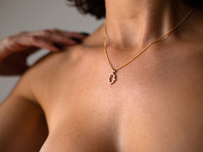 Hamsa | Diamond Necklace
