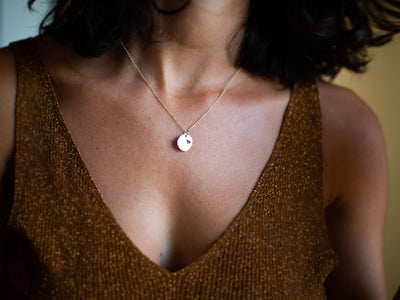 Pierced Heart | Gold Necklace