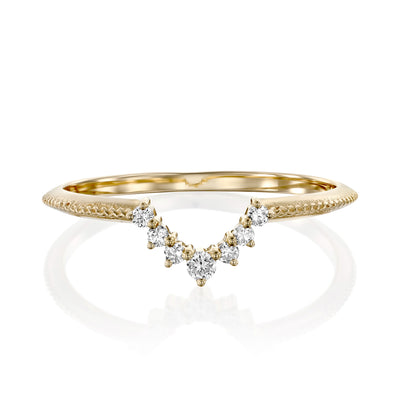 Agatha | Pear Diamond Ring Set