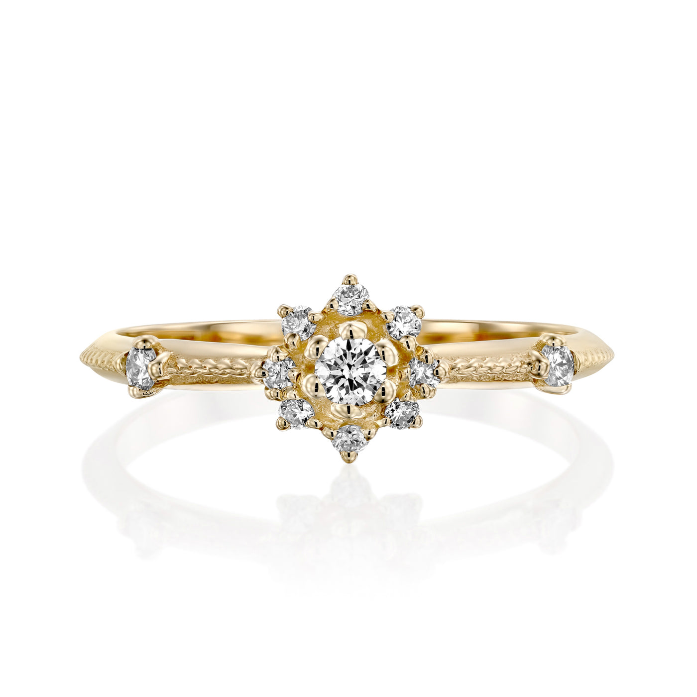 Twinkle | Diamond Star Ring
