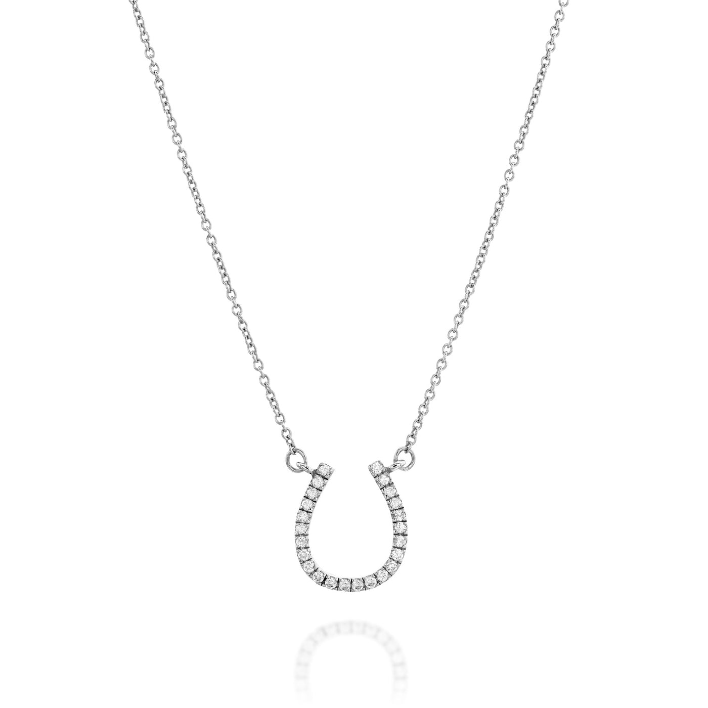 Luck | Horseshoe Diamond Necklace