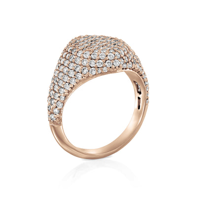 Nova | Diamond Pinky Signet Ring