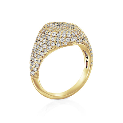 Nova | Diamond Pinky Signet Ring