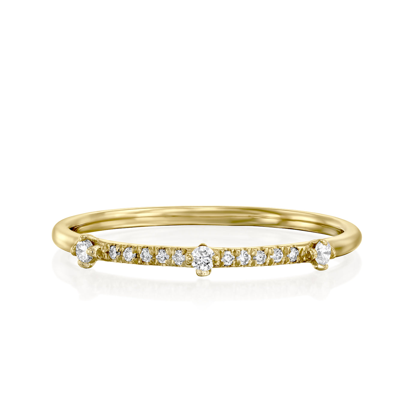 Aria | Pave Crown Ring