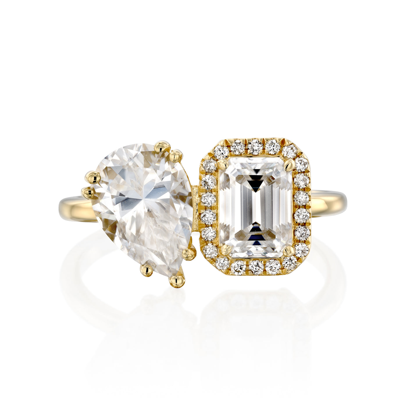 Toi et Moi | Diamond Pave Ring