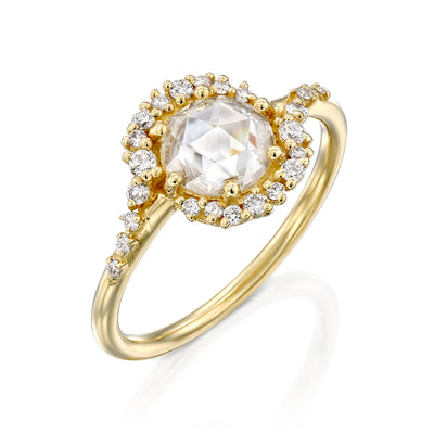 Isla | Diamond & Moissanite Engagement Ring