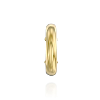 This unique 14K gold piercing is the perfect non-pierced cartilage ear cuff, a beautiful solid gold ear wrap.