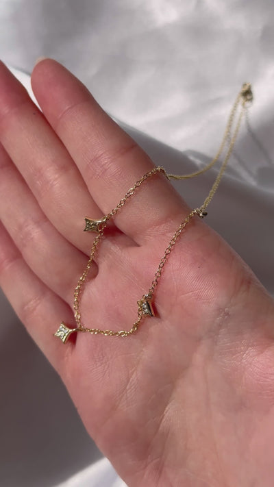 Stars Diamond Necklace