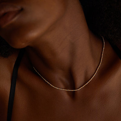 Sparkle | Diamond Cut Gold Necklace