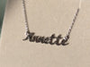 Custom Personalized Diamond Name Necklace