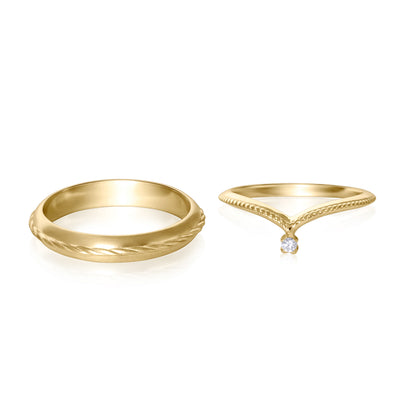 Ethan & Anna | Wedding Ring Set