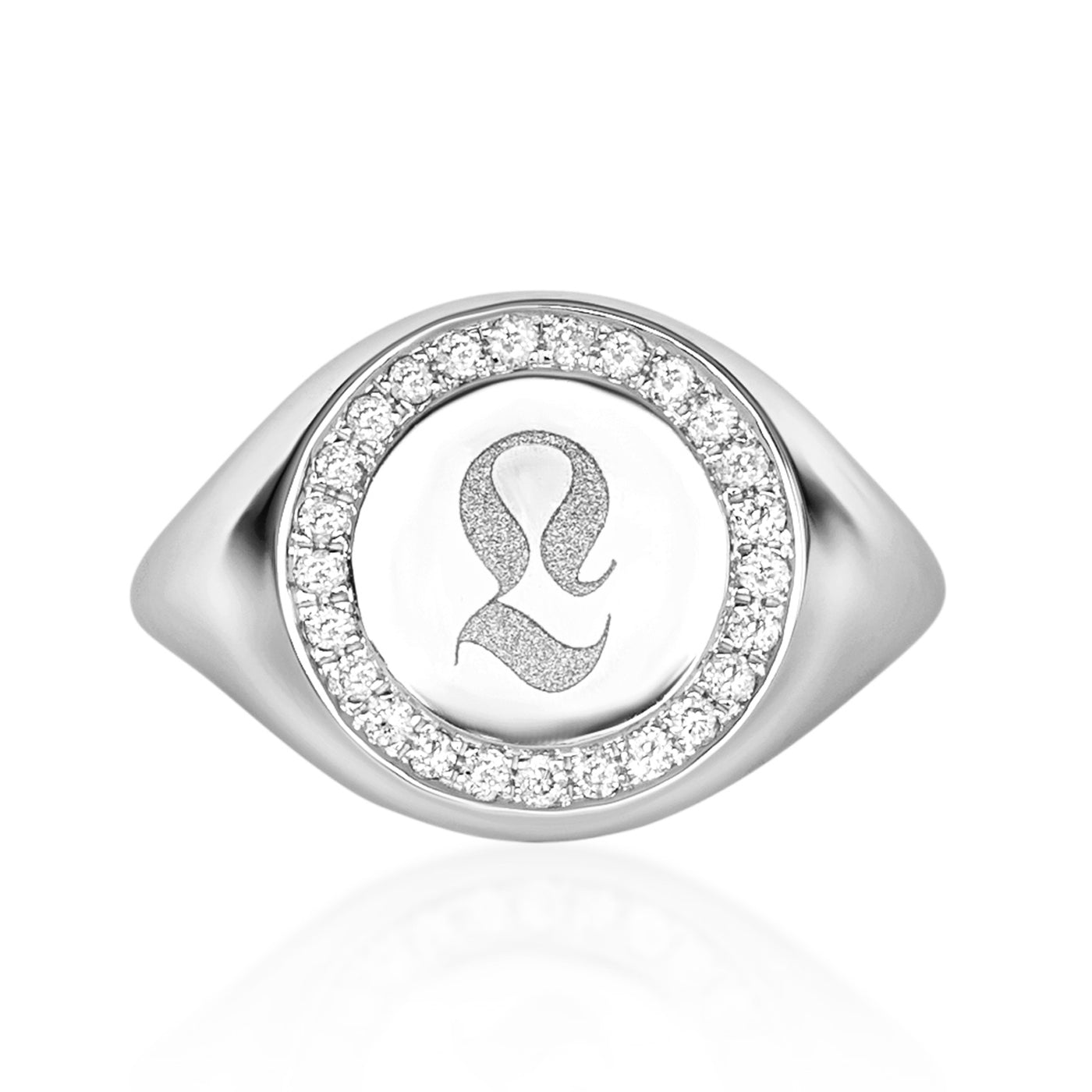 Initial Pinky Signet Ring