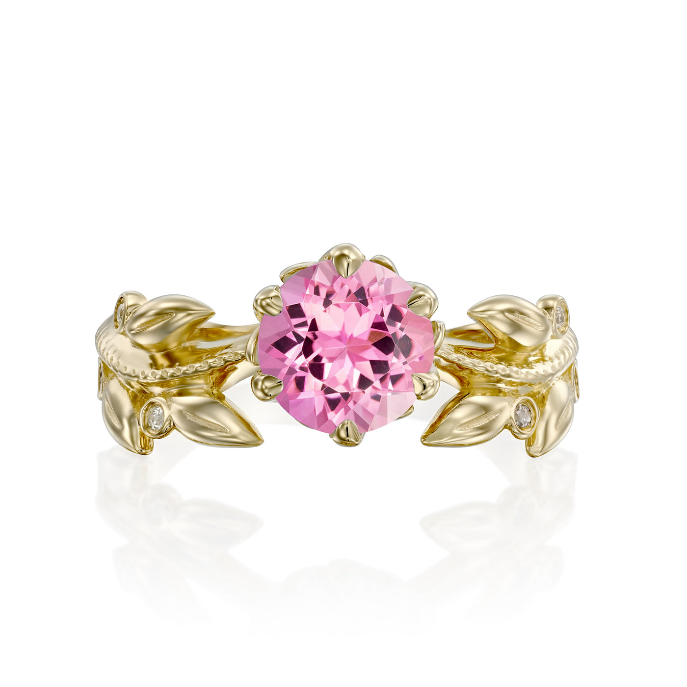Florence | Tourmaline and Diamond Engagement Ring