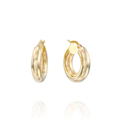 Chunky Gold Hoops | Ready To Ship