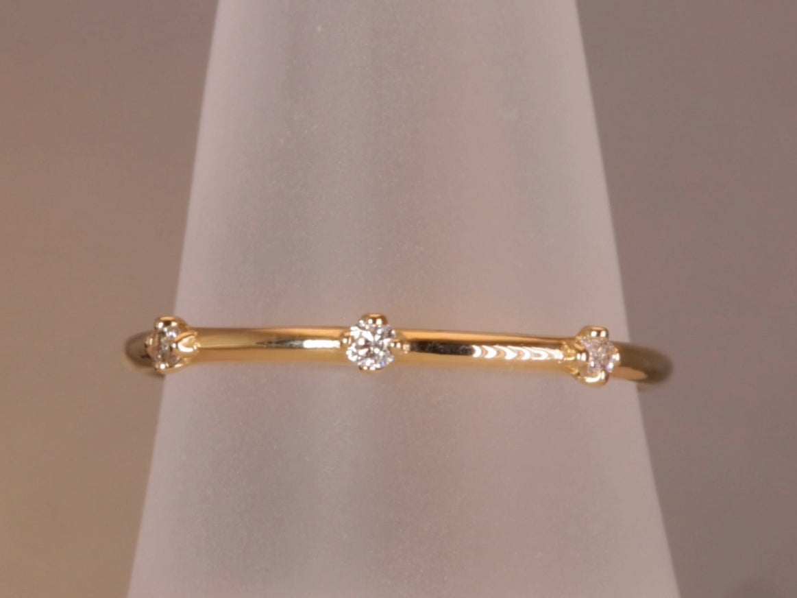 Aria | Diamond Crown Ring