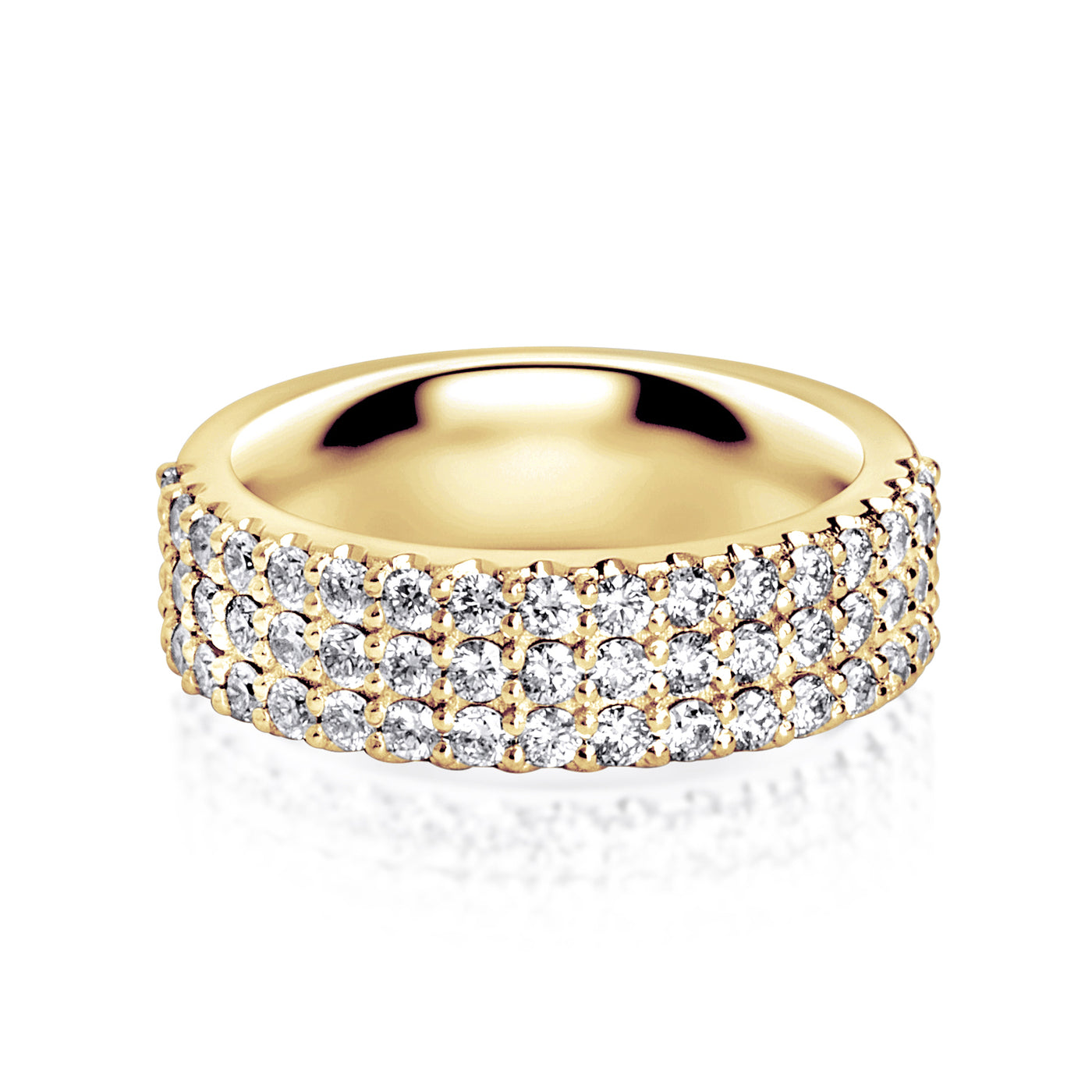 Ariya | Wide Diamond Ring